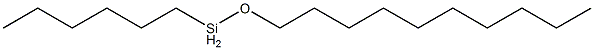 Hexyl(decyloxy)silane Structure