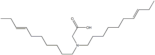 N,N-Di(7-decenyl)glycine Structure