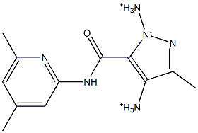  3-Methyl-4-diazonio-5-[[(4,6-dimethyl-2-pyridinyl)amino]carbonyl]-1H-pyrazol-1-ide