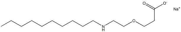 3-[2-(Decylamino)ethoxy]propionic acid sodium salt
