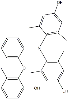 N,N-Bis(4-hydroxy-2,6-dimethylphenyl)-2-(2-hydroxy-6-methylphenoxy)benzenamine