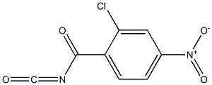 2-Chloro-4-nitrobenzoyl isocyanate 结构式