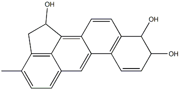 1,2,9,10-Tetrahydro-3-methylbenz[j]aceanthrylene-1,9,10-triol 结构式