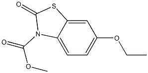 6-Ethoxy-2,3-dihydro-2-oxobenzothiazole-3-carboxylic acid methyl ester