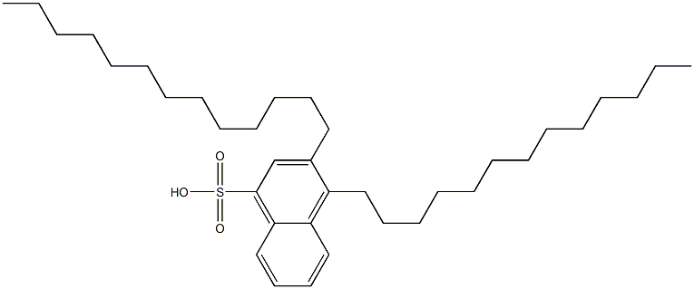 3,4-Ditridecyl-1-naphthalenesulfonic acid