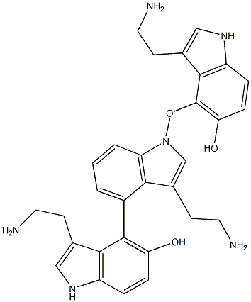 3-(2-Aminoethyl)-4-[[3,3'-bis(2-aminoethyl)-5'-hydroxy-4,4'-bi[1H-indol]-5-yl]oxy]-5-hydroxy-1H-indole