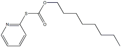 Thiocarbonic acid O-octyl S-(2-pyridyl) ester,,结构式