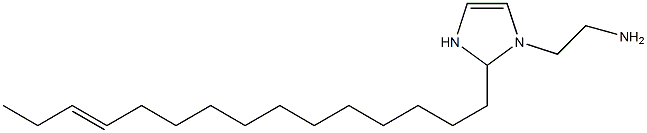 1-(2-Aminoethyl)-2-(12-pentadecenyl)-4-imidazoline,,结构式