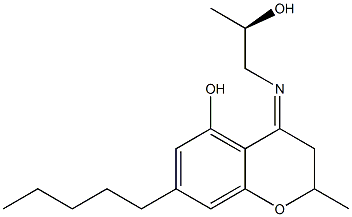 3,4-Dihydro-4-[[(R)-2-hydroxypropyl]imino]-2-methyl-7-pentyl-2H-1-benzopyran-5-ol