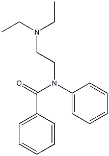 N-[2-(Diethylamino)ethyl]benzanilide Structure