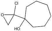 1-(2-Chlorooxiranyl)-1-cycloheptanol Structure