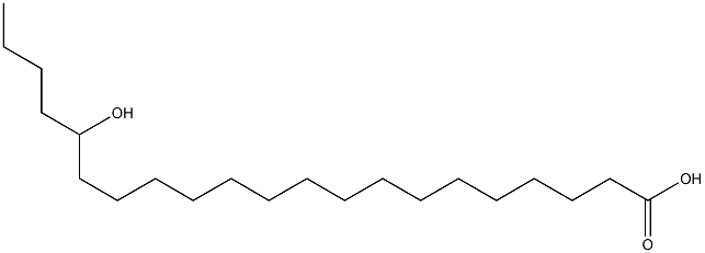 17-Hydroxyhenicosanoic acid,,结构式