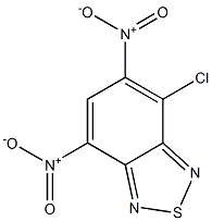 4-Chloro-5,7-dinitro-2,1,3-benzothiadiazole Structure