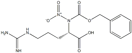 Carbobenzoxy-L-nitroarginine Struktur