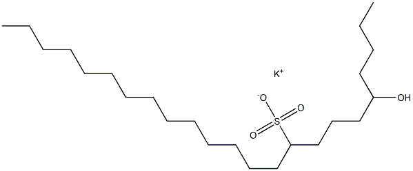  5-Hydroxytricosane-9-sulfonic acid potassium salt