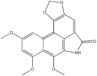 7,8,10-Trimethoxybenzo[f]-1,3-benzodioxolo[6,5,4-cd]indol-5(6H)-one