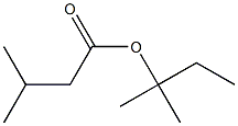 3-メチルブタン酸tert-ペンチル 化学構造式