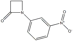 1-(3-Nitrophenyl)azetidin-2-one Struktur