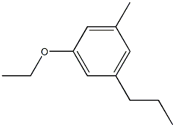1-Ethoxy-3-methyl-5-propylbenzene Structure