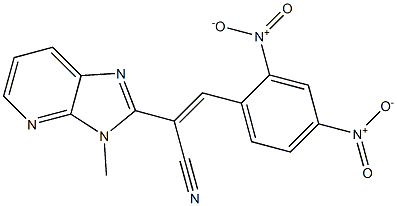 3-(2,4-Dinitrophenyl)-2-[3-methyl-3H-imidazo[4,5-b]pyridin-2-yl]propenenitrile