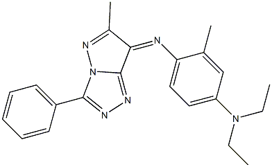 (7Z)-7-[[2-Methyl-4-(diethylamino)phenyl]imino]-6-methyl-3-phenyl-7H-pyrazolo[5,1-c]-1,2,4-triazole|