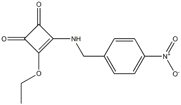 N-(2-Ethoxy-3,4-dioxo-1-cyclobuten-1-yl)-4-nitrobenzylamine Structure