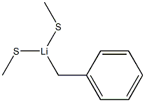 Phenyldi(methylthio)methyllithium Struktur