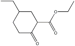 2-Oxo-5-ethylcyclohexanecarboxylic acid ethyl ester