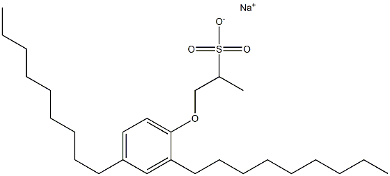 1-(2,4-Dinonylphenoxy)propane-2-sulfonic acid sodium salt