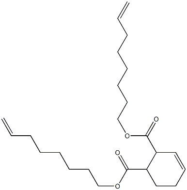 3-Cyclohexene-1,2-dicarboxylic acid bis(7-octenyl) ester Struktur