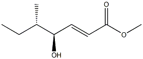 (2E,4S,5S)-4-Hydroxy-5-methyl-2-heptenoic acid methyl ester