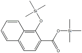 1-(Trimethylsilyloxy)-2-naphthalenecarboxylic acid trimethylsilyl ester|