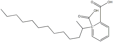 (-)-Phthalic acid hydrogen 1-[(R)-1-methyldodecyl] ester 结构式
