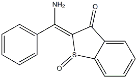 (E)-2-(Aminophenylmethylene)benzo[b]thiophen-3(2H)-one 1-oxide|
