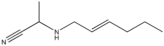  2-(2-Hexenylamino)propionitrile