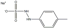 2-(p-Tolyl)hydrazinesulfonic acid sodium salt Structure