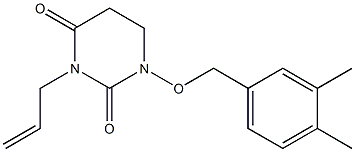 5,6-Dihydro-3-allyl-1-(3,4-dimethylbenzyloxy)-2,4(1H,3H)-pyrimidinedione
