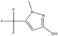 5-(Trifluoromethyl)-3-hydroxy-1-methyl-1H-pyrazole 结构式