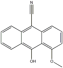  4-Methoxy-10-hydroxyanthracene-9-carbonitrile