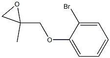 2-Bromophenyl 2-methylglycidyl ether Structure