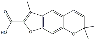 3-Methyl-7,7-dimethyl-7H-furo[3,2-g][1]benzopyran-2-carboxylic acid|