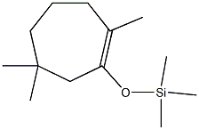 1,4,4-Trimethyl-2-trimethylsilyloxycycloheptene 结构式