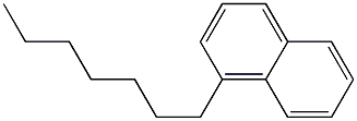 1-Heptylnaphthalene 结构式