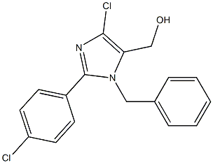  1-Benzyl-2-(4-chlorophenyl)-4-chloro-5-hydroxymethyl-1H-imidazole