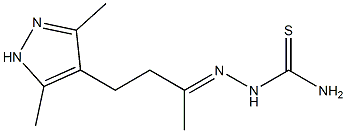 1-(3,5-Dimethyl-1H-pyrazol-4-yl)-3-butanone thiosemicarbazone|