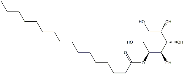 L-Mannitol 2-hexadecanoate Structure