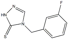 4,5-Dihydro-4-(3-fluorobenzyl)-1H-1,2,4-triazole-5-thione