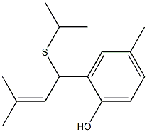 2-[1-(Isopropylthio)-3-methyl-2-butenyl]-4-methylphenol