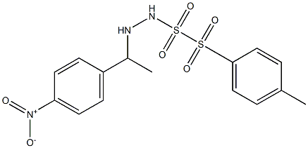 1-[1-(4-Nitrophenyl)ethyl]-2-(tosylsulfonyl)hydrazine Structure