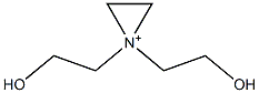1,1-Bis(2-hydroxyethyl)aziridinium Structure
